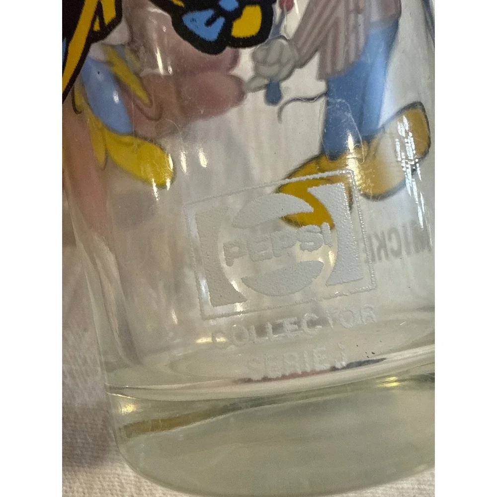 Vintage Disney Mickey Mouse Glass Set 1982 Christmas Carol 1978 Pepsi Collector